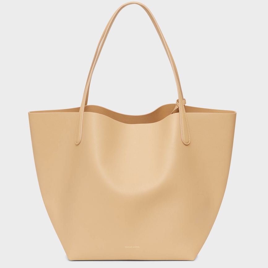 Women\'s Mansur Gavriel Everyday Soft Tote Bags Light Brown | AU 8921SE